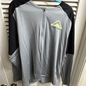 Nike Dri-FIT Gray and Black Jacket